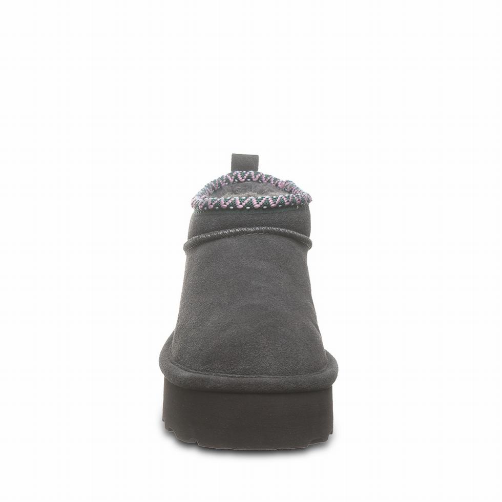 Bearpaw Retro Super Shorty Deco 厚底ブーツ レディース グレー | USL139WH