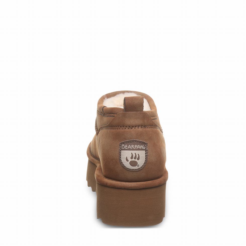 Bearpaw Retro Super Shorty Vegan 厚底ブーツ レディース ブラウン | EVP7780DT