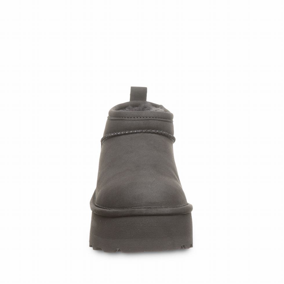 Bearpaw Retro Super Shorty Vegan 厚底ブーツ レディース グレー | MYO6944UL