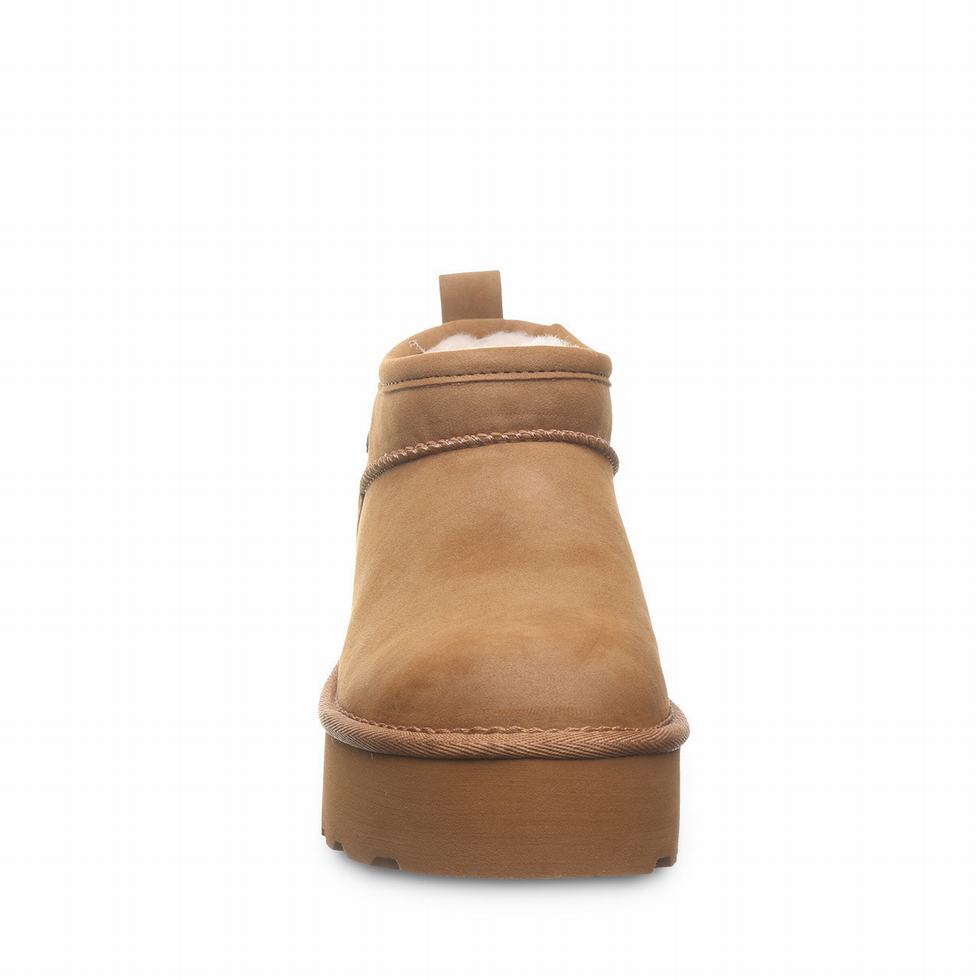Bearpaw Retro Super Shorty Vegan 厚底ブーツ レディース ブラウン | VDM4366GL