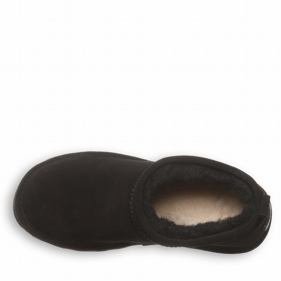 Bearpaw Retro Super Shorty 厚底ブーツ レディース 黒 | AIC1284UH