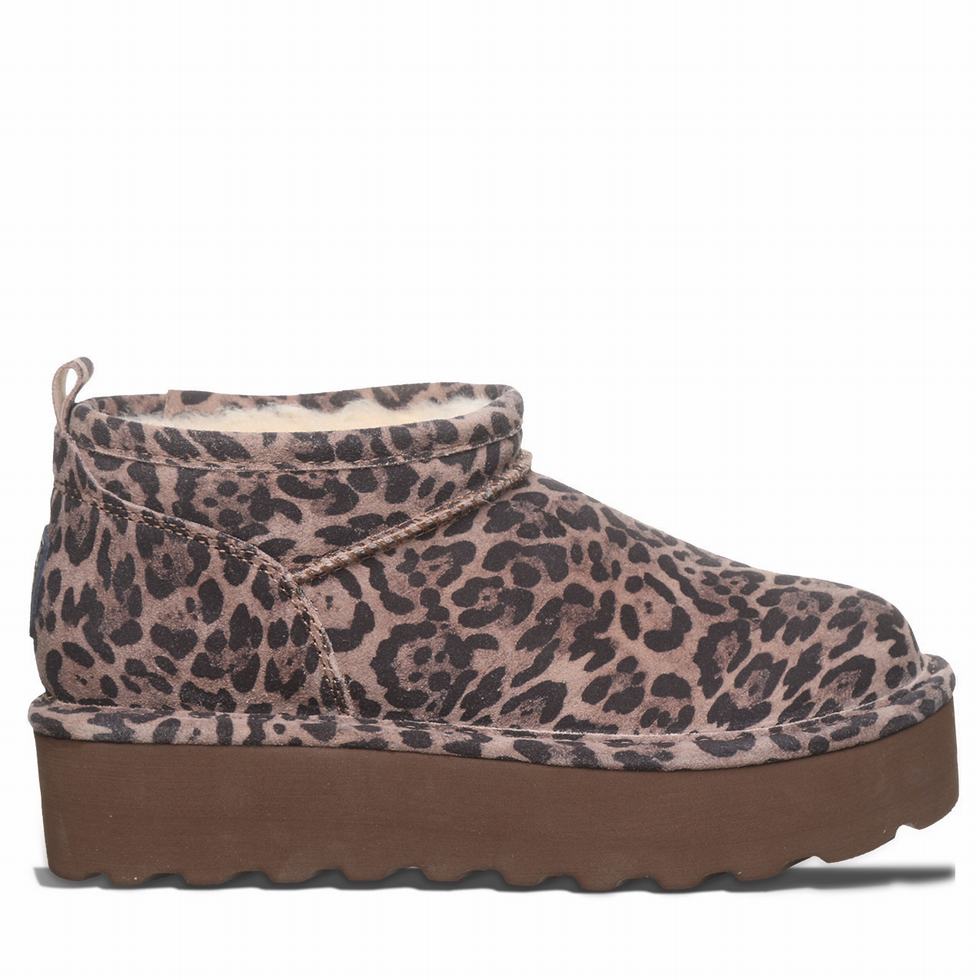 Bearpaw Retro Super Shorty 厚底ブーツ レディース ブラウン | EKT5588FY