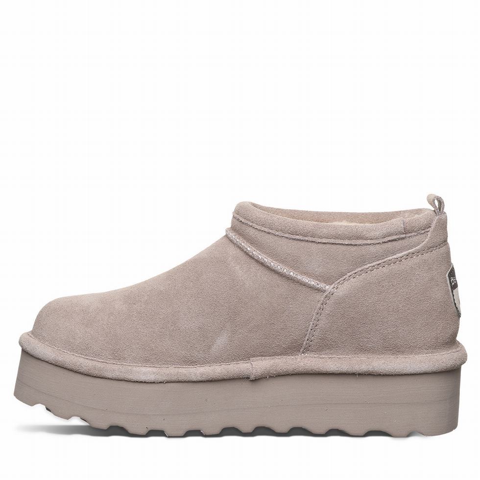 Bearpaw Retro Super Shorty 厚底ブーツ レディース グレー | JPV10033LX