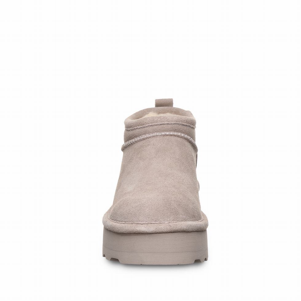 Bearpaw Retro Super Shorty 厚底ブーツ レディース グレー | JPV10033LX