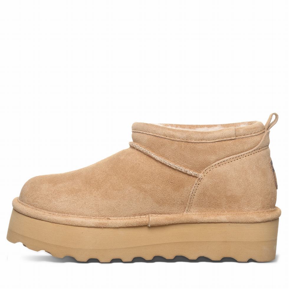 Bearpaw Retro Super Shorty 厚底ブーツ レディース ブラウン | LVO31JH