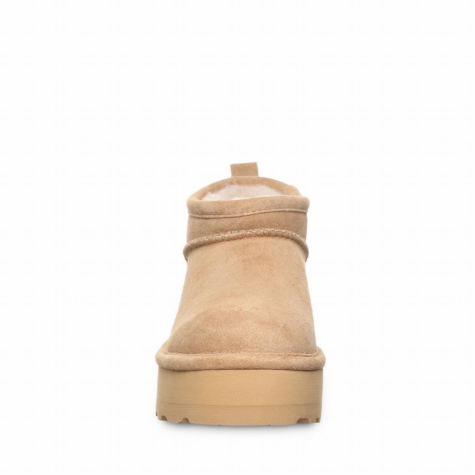 Bearpaw Retro Super Shorty 厚底ブーツ レディース ブラウン | LVO31JH