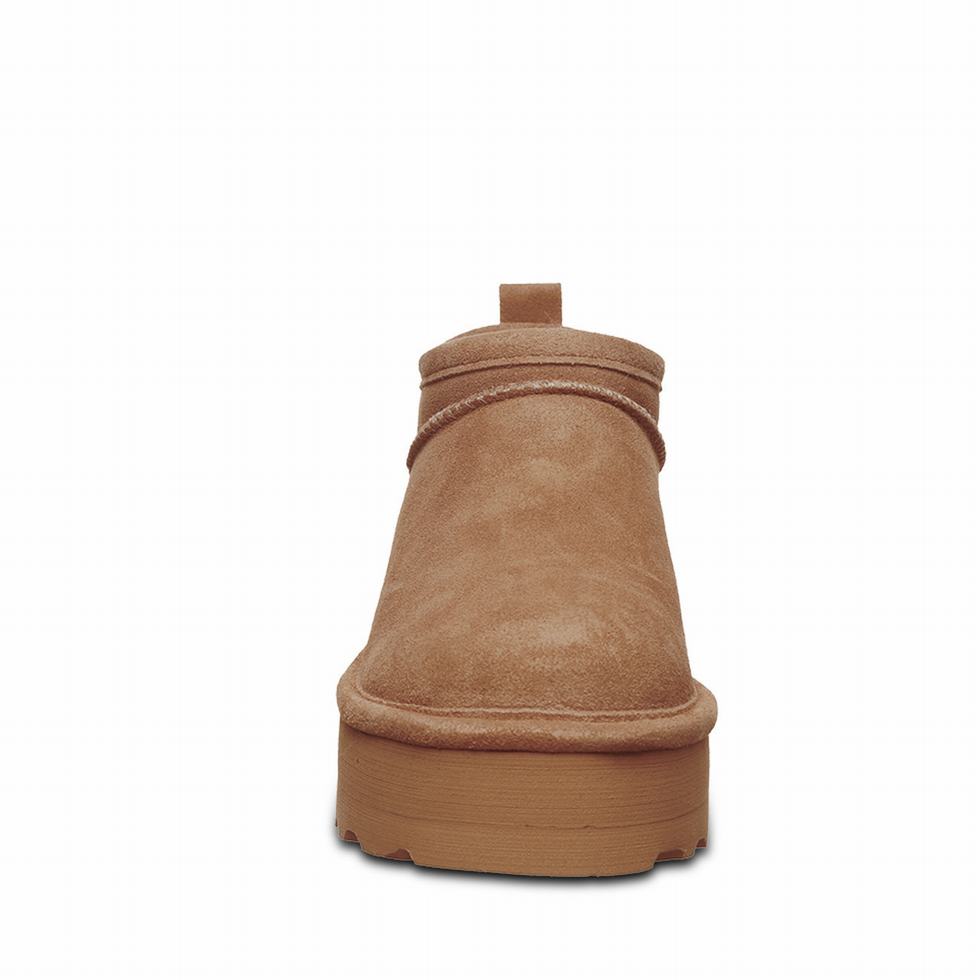 Bearpaw Retro Super Shorty 厚底ブーツ レディース ブラウン | RUJ9782GR