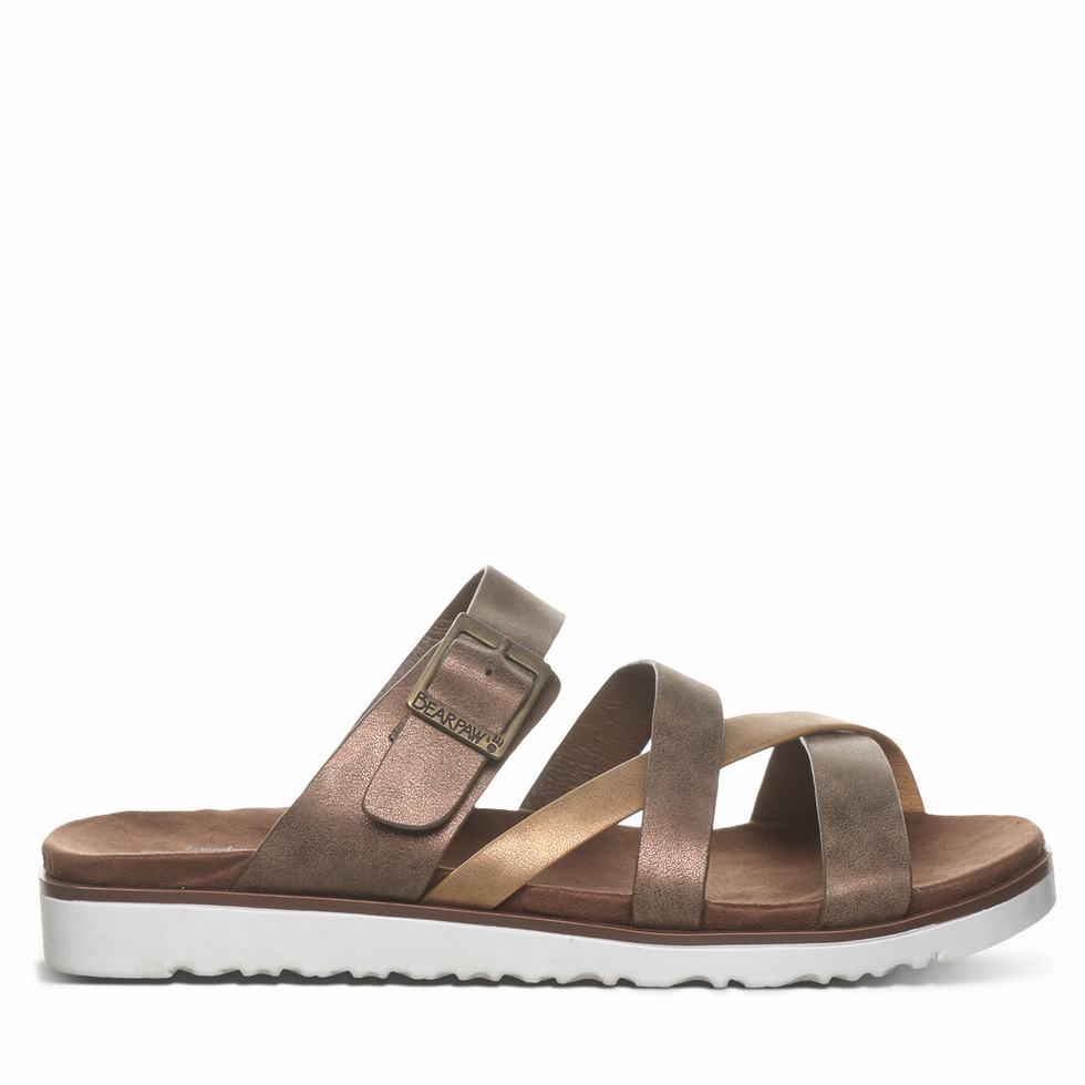 Bearpaw Rhodes サンダル レディース ブラウン | AVG7484SE