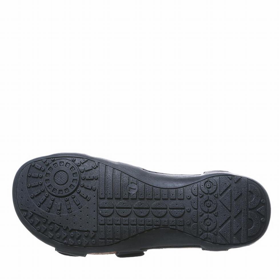 Bearpaw Ridley Wide サンダル レディース 黒 | NNV631DI