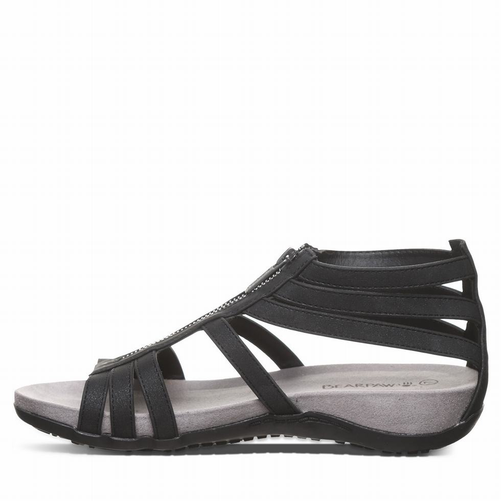 Bearpaw Ronda サンダル レディース 黒 | DZT8314VK