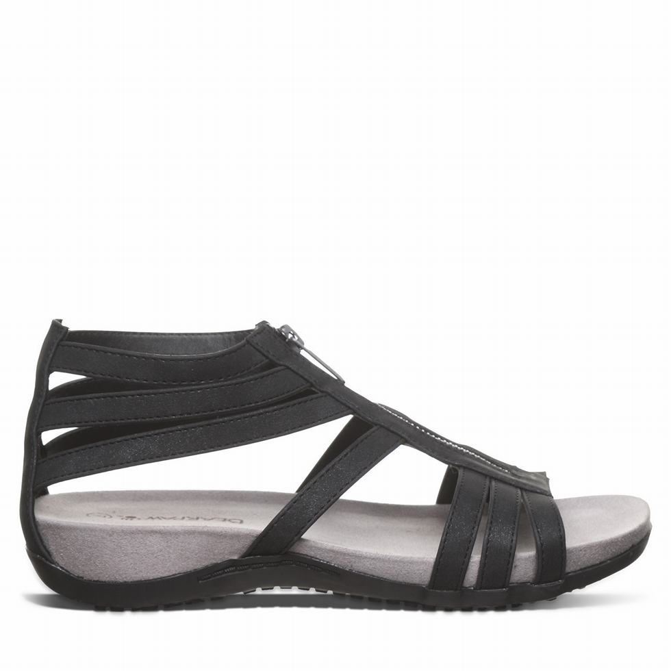 Bearpaw Ronda サンダル レディース 黒 | DZT8314VK