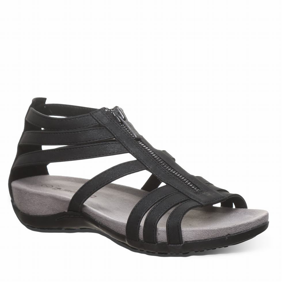 Bearpaw Ronda サンダル レディース 黒 | DZT8314VK