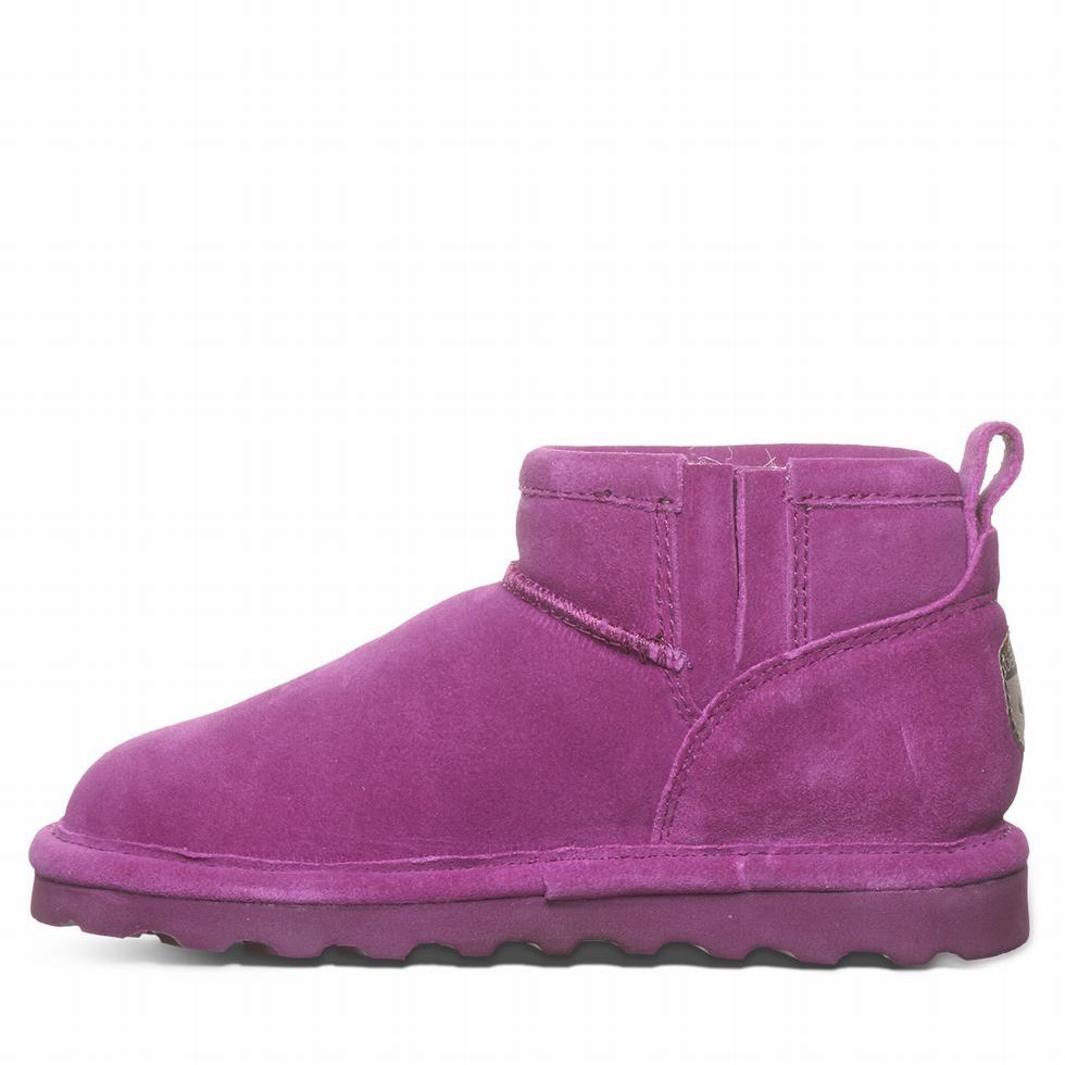 Bearpaw Shorty Youth ブーツ キッズ 紫 | MAZ6520BL