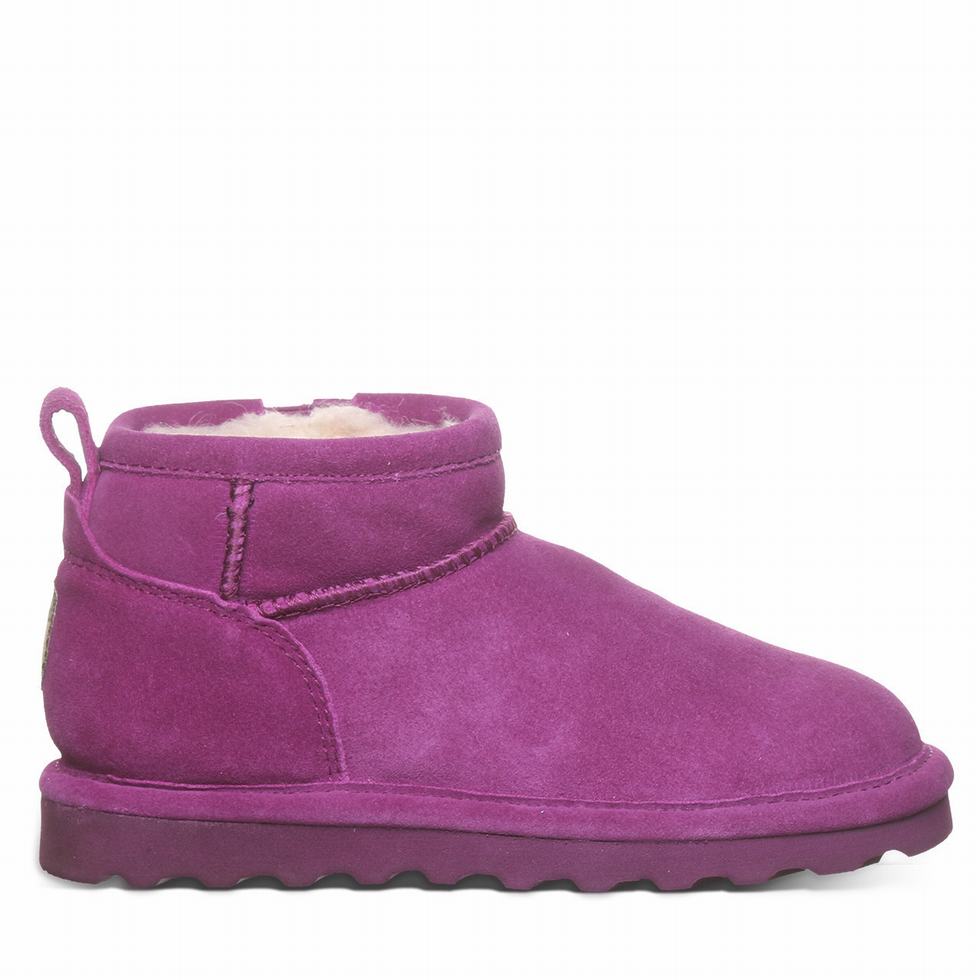 Bearpaw Shorty Youth ブーツ キッズ 紫 | MAZ6520BL