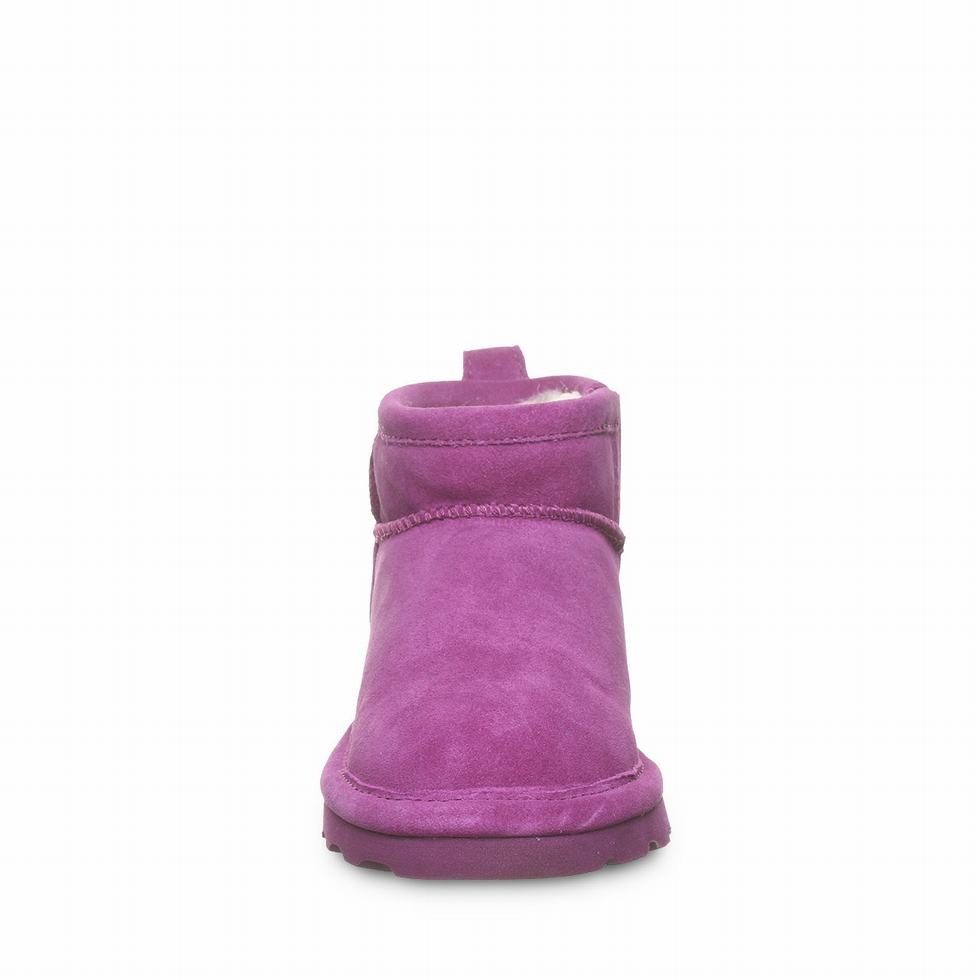 Bearpaw Shorty Youth ブーツ キッズ 紫 | MAZ6520BL