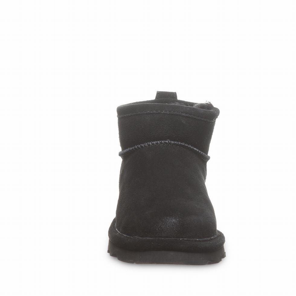 Bearpaw Shorty Youth ブーツ キッズ 黒 | XPF8096EX