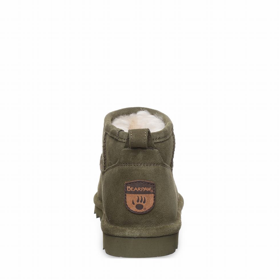 Bearpaw Shorty ブーティ レディース 緑 | FDE3091TF