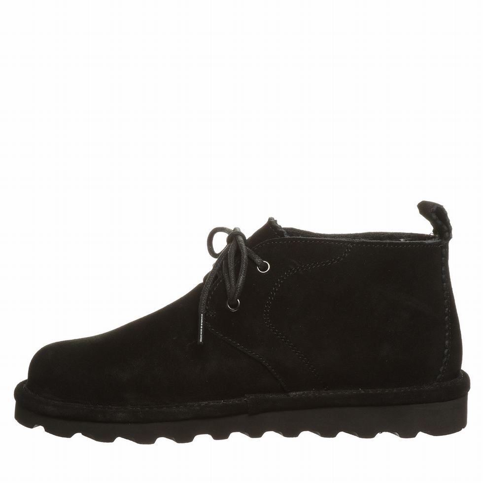 Bearpaw Skye Wide チャッカブーツ レディース 黒 | GSW3610PN