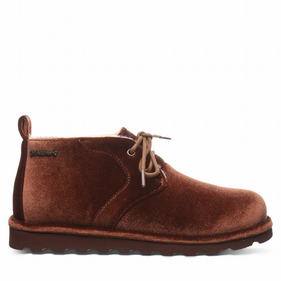 Bearpaw Skye チャッカブーツ レディース ブラウン | ROU5439PR