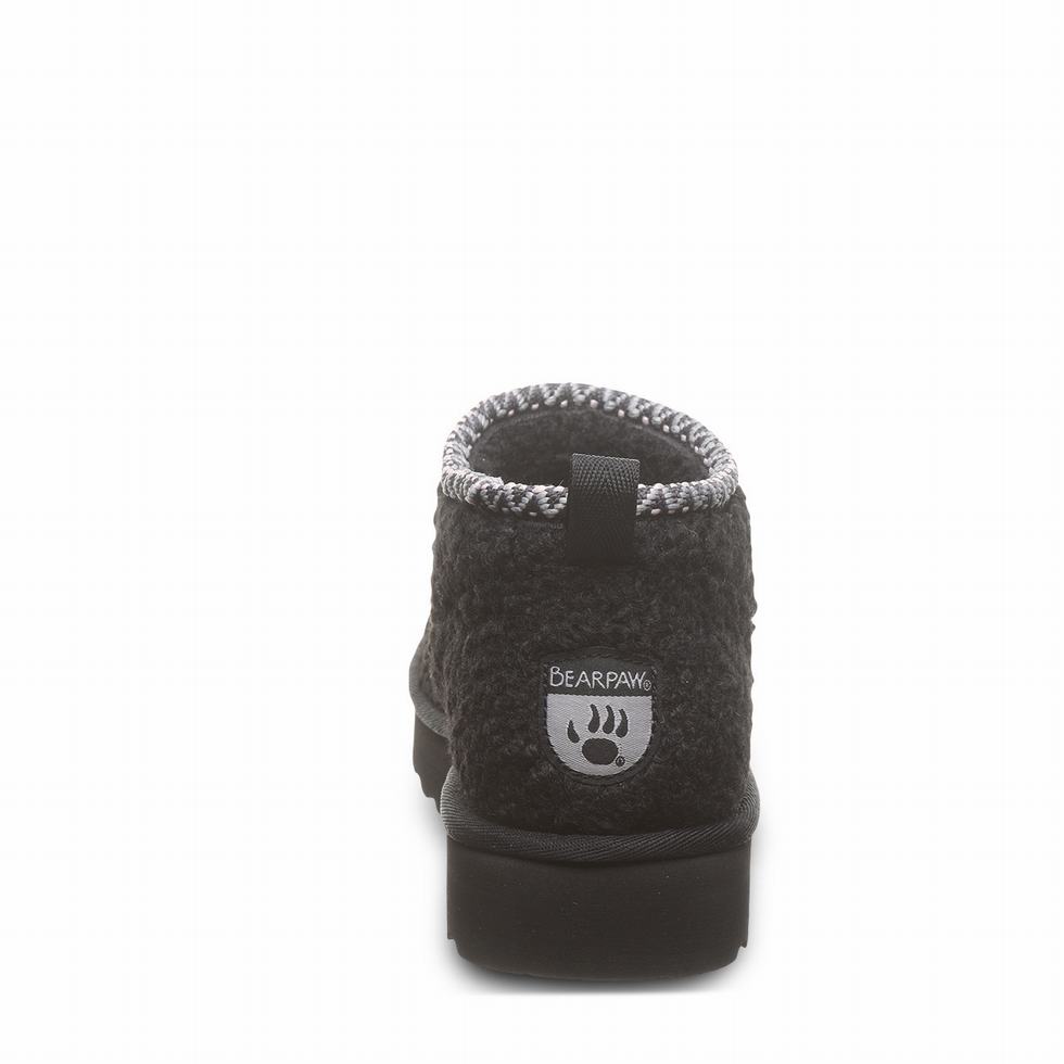 Bearpaw Snuggle Daphne Deco ブーツ レディース 黒 | NTA878FS
