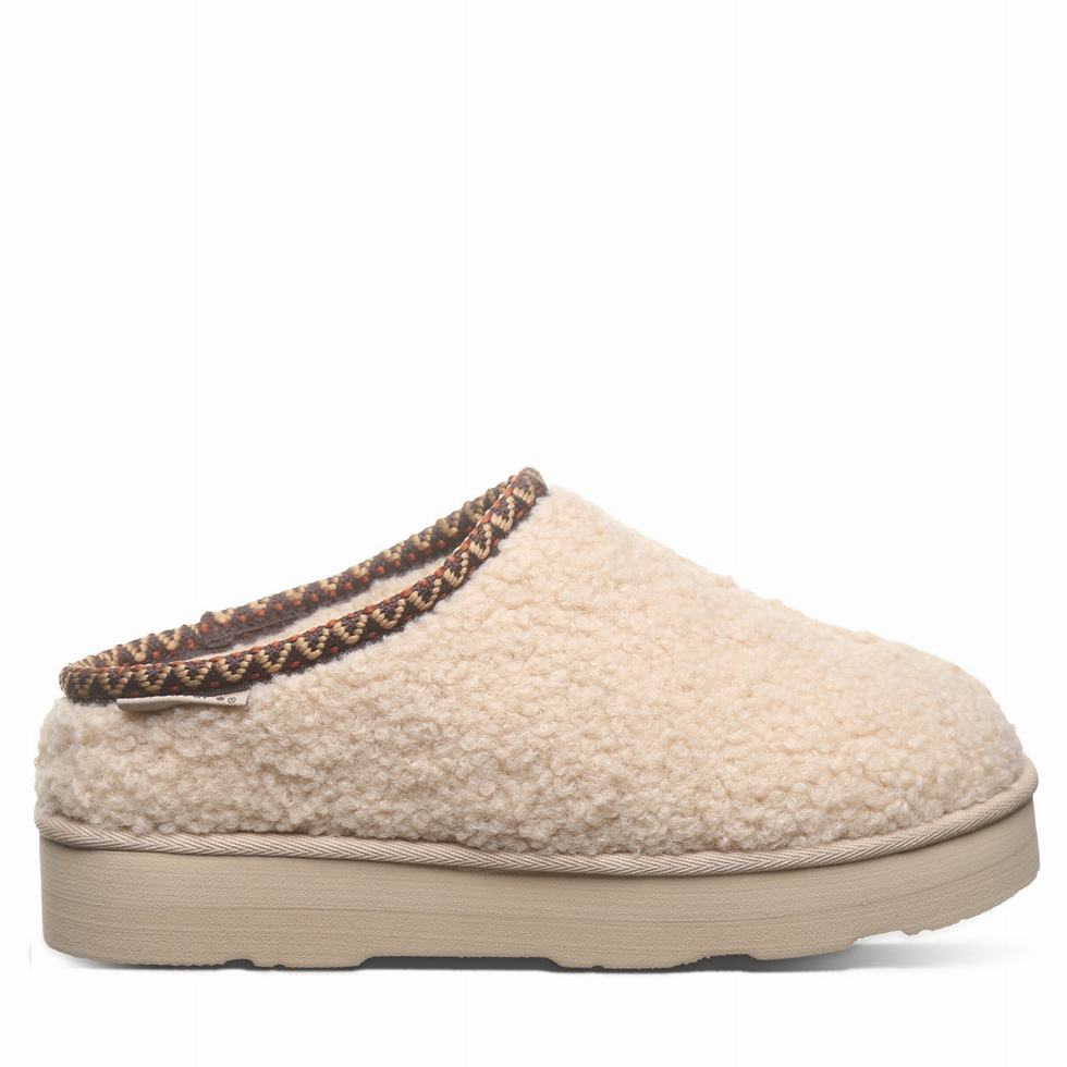 Bearpaw Snuggle Martis スリッパ レディース ベージュ | RGW3969FK