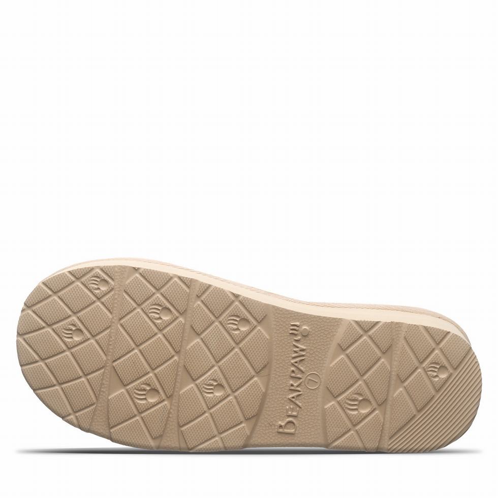 Bearpaw Snuggle Martis スリッパ レディース ベージュ | RGW3969FK