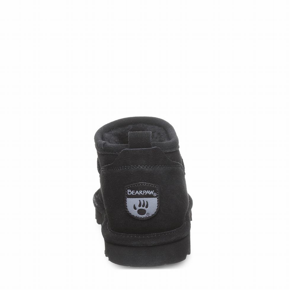 Bearpaw Super Shorty Wide ブーツ レディース 黒 | AMX746FO