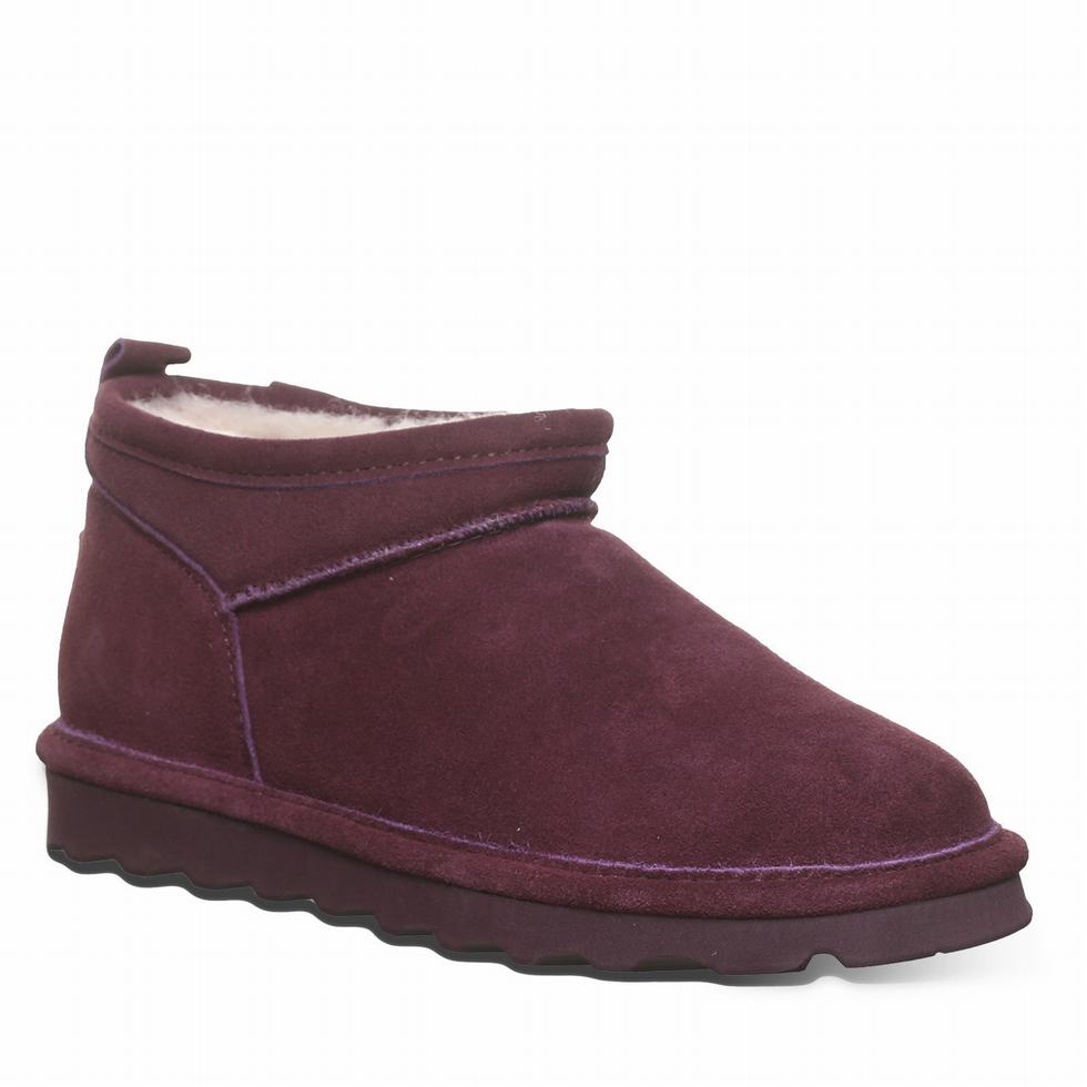 Bearpaw Super Shorty Wide ブーツ レディース 紫 | YNK8938VC