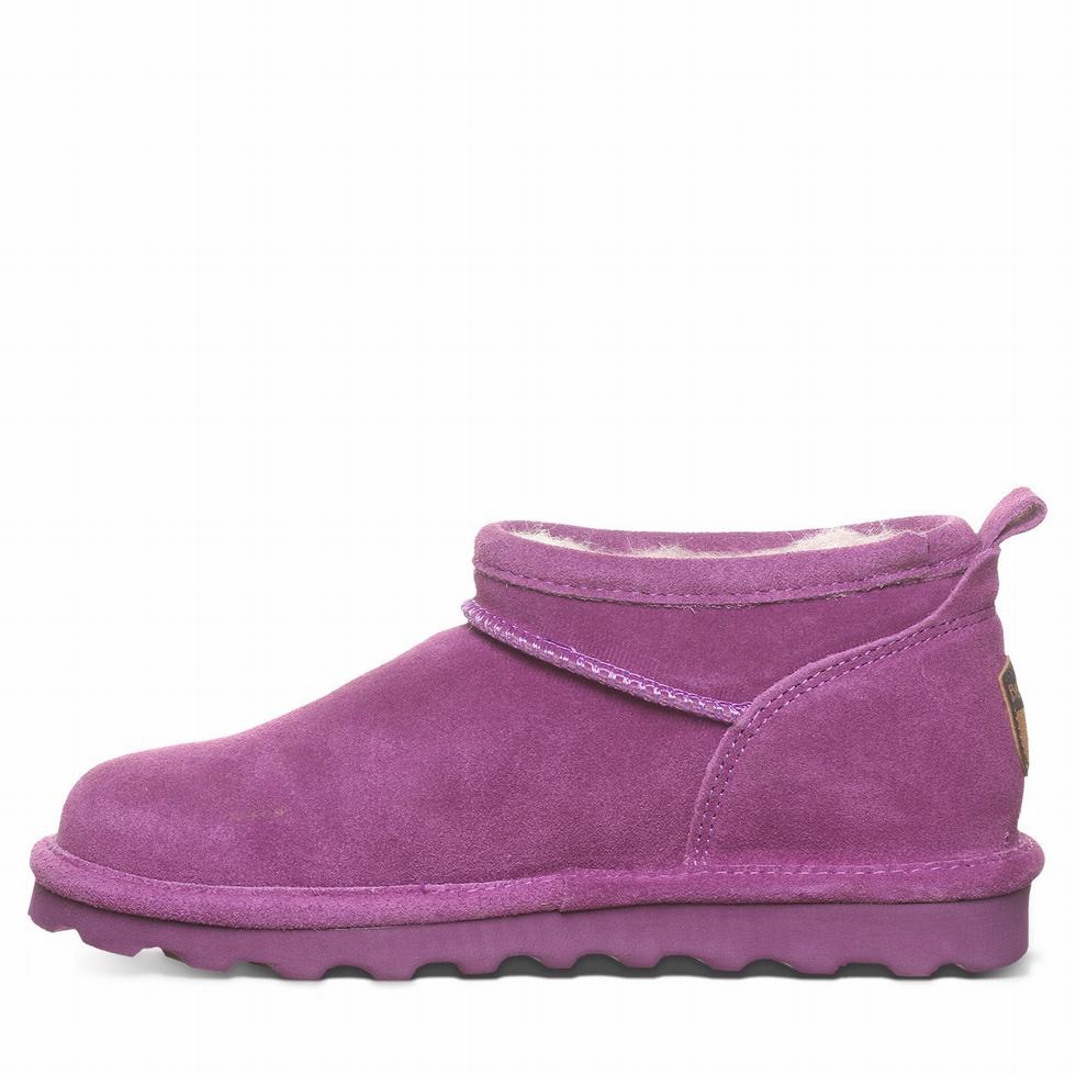 Bearpaw Super Shorty スノーブーツ レディース 紫 | HYN874QM