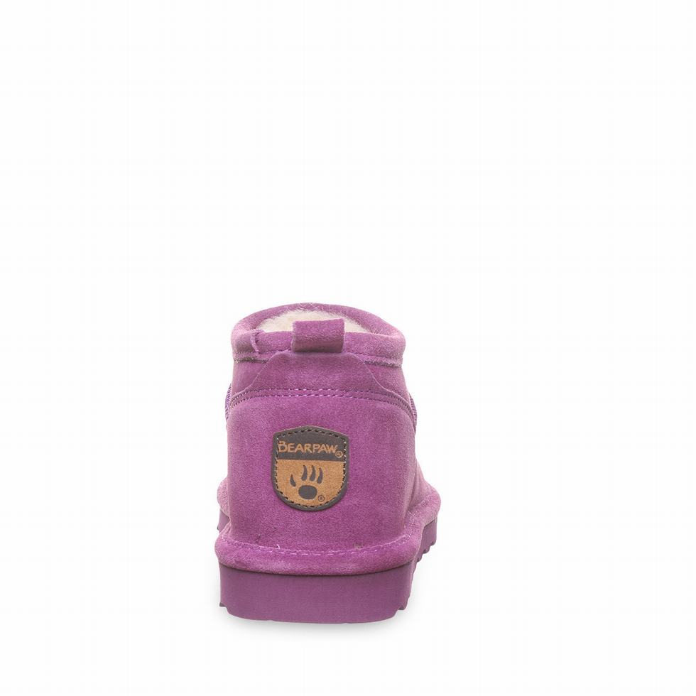 Bearpaw Super Shorty スノーブーツ レディース 紫 | HYN874QM