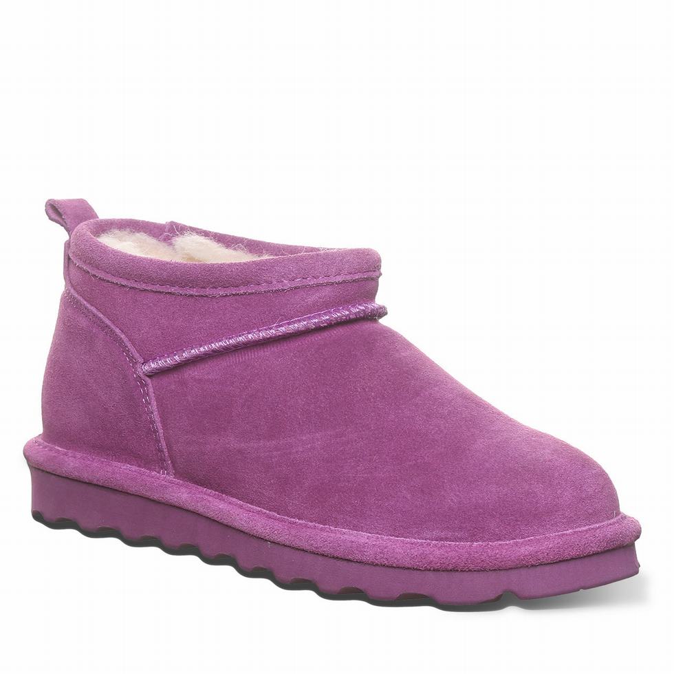 Bearpaw Super Shorty スノーブーツ レディース 紫 | HYN874QM