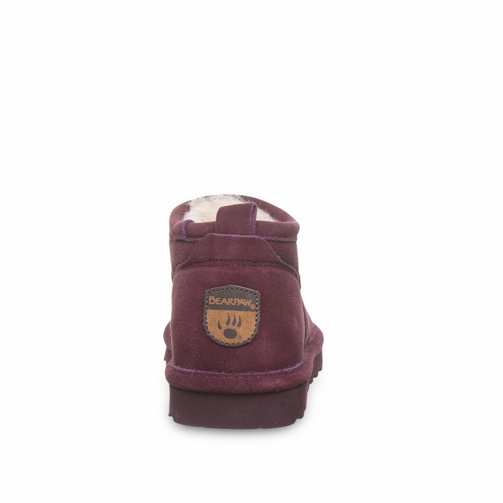 Bearpaw Super Shorty スノーブーツ レディース 紫 | ZVS328NC