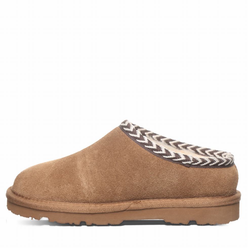 Bearpaw Tabitha Youth スリッパ キッズ ブラウン | UWZ601RM