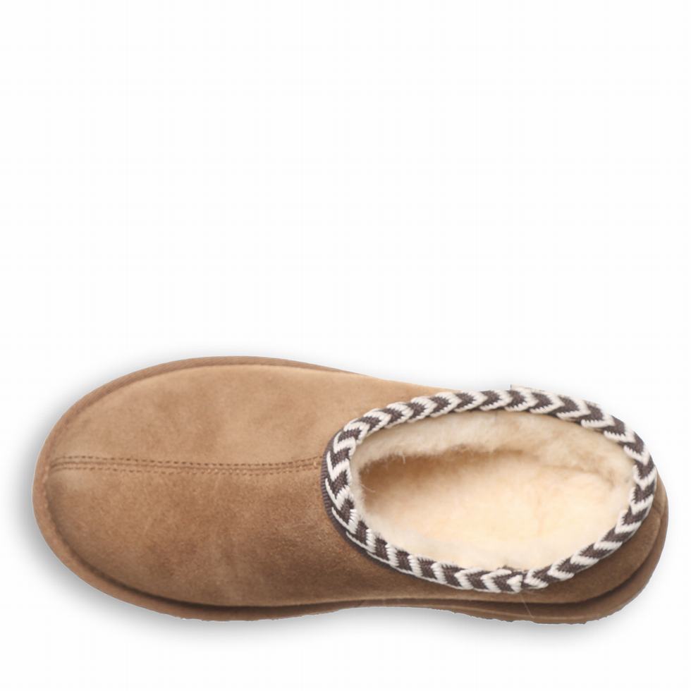Bearpaw Tabitha Youth スリッパ キッズ ブラウン | UWZ601RM