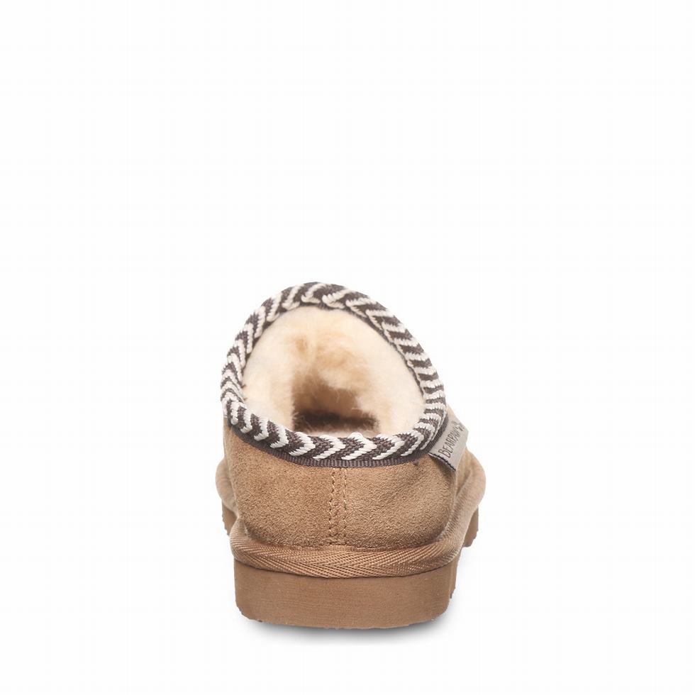 Bearpaw Tabitha Youth スリッパ キッズ ブラウン | UWZ601RM