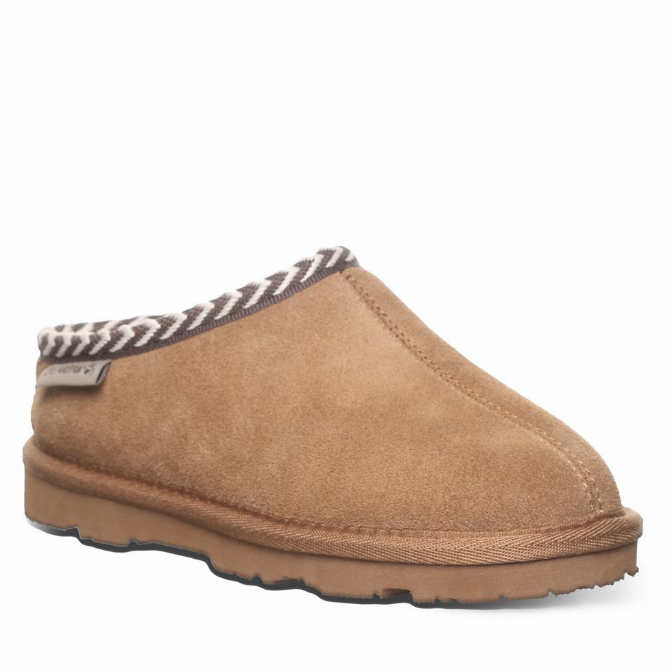 Bearpaw Tabitha Youth スリッパ キッズ ブラウン | UWZ601RM