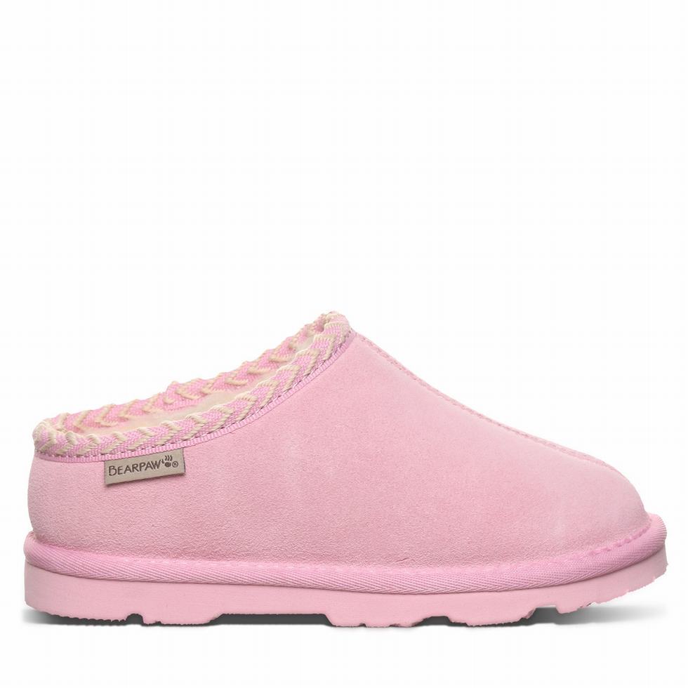 Bearpaw Tabitha Youth スリッパ キッズ ピンク | YII654QI