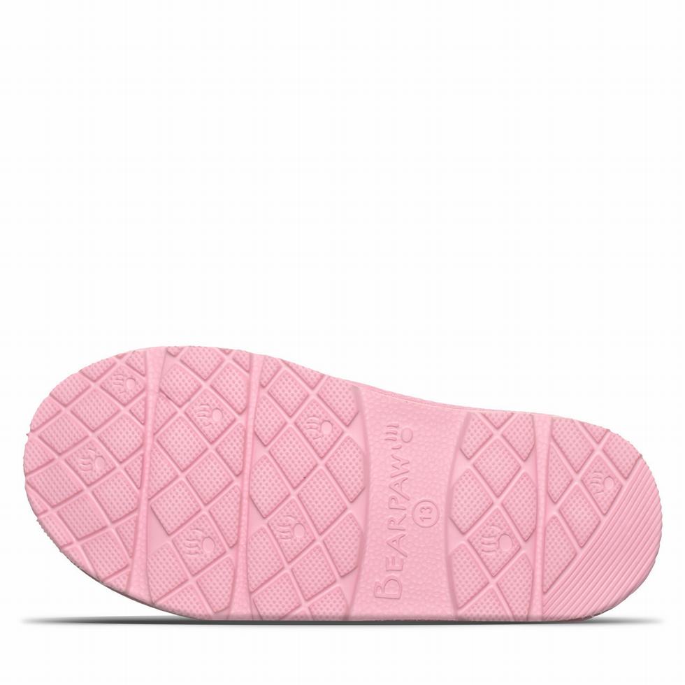 Bearpaw Tabitha Youth スリッパ キッズ ピンク | YII654QI
