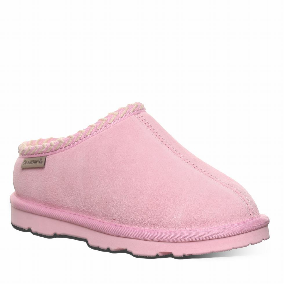 Bearpaw Tabitha Youth スリッパ キッズ ピンク | YII654QI