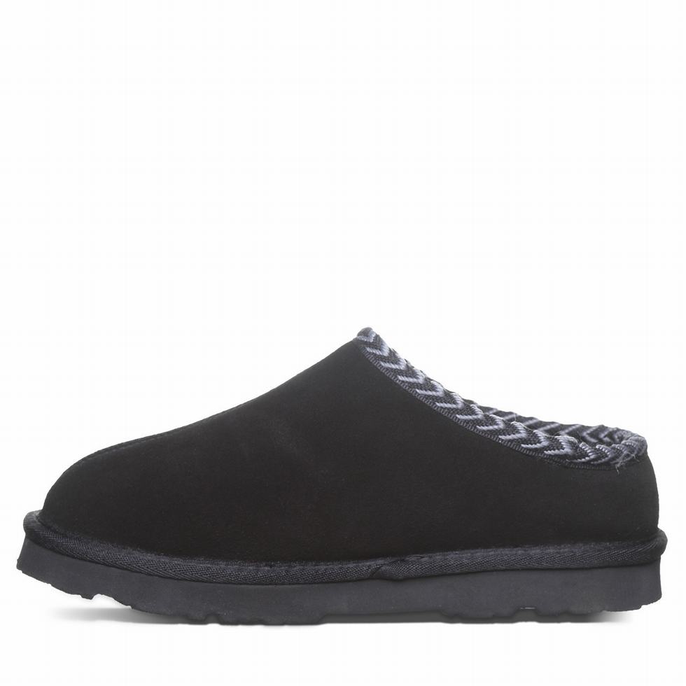 Bearpaw Tabitha スリッパ レディース 黒 | RAV8878AR