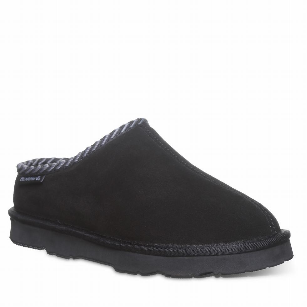 Bearpaw Tabitha スリッパ レディース 黒 | RAV8878AR