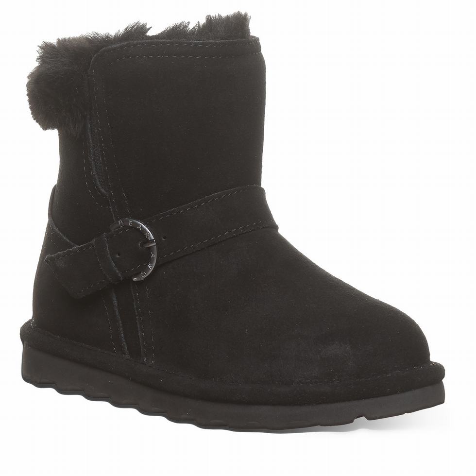Bearpaw Tallula Youth ブーツ キッズ 黒 | YLF9114PU