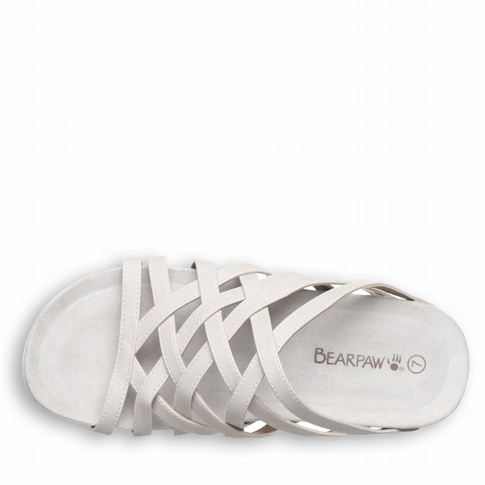 Bearpaw Zinnia サンダル レディース 白 | TEJ8689ML